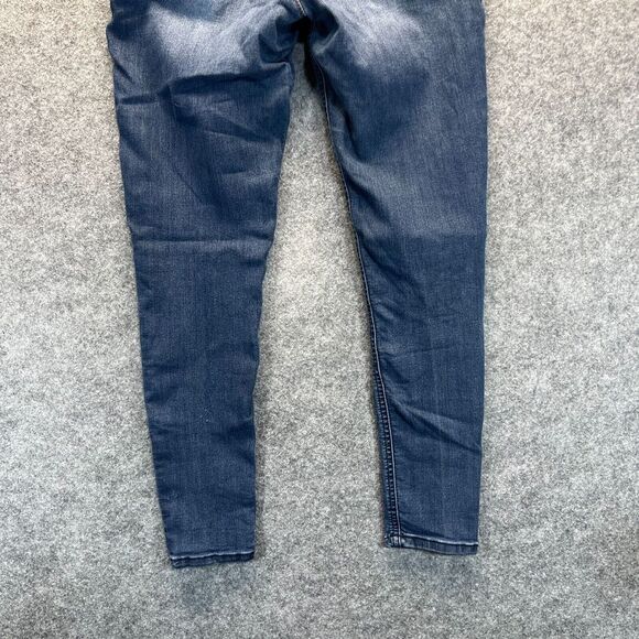 Democracy Jeans Women's 4 AB Technology Skinny Blue Denim Stretch Pants - Picture 11 of 13